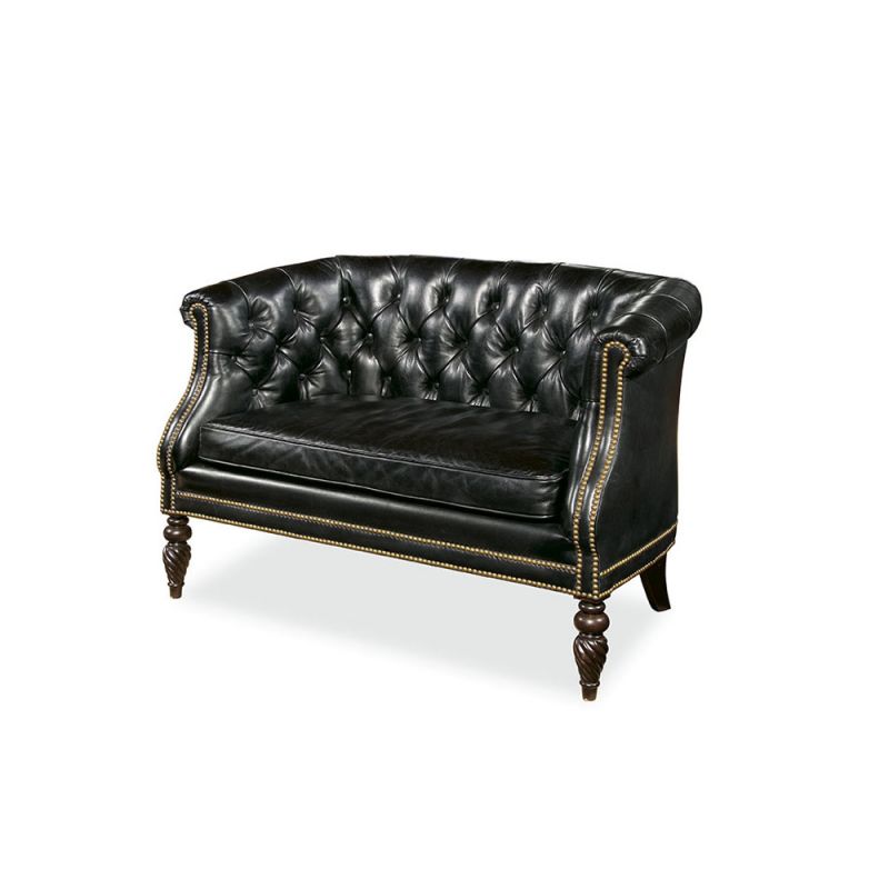 Century Furniture - Beverly Settee - PLR-3004-NOIR