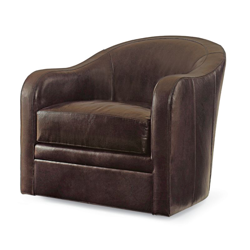 Century Furniture - Bramonte Swivel Chair - PLR-6508-CHARCOAL