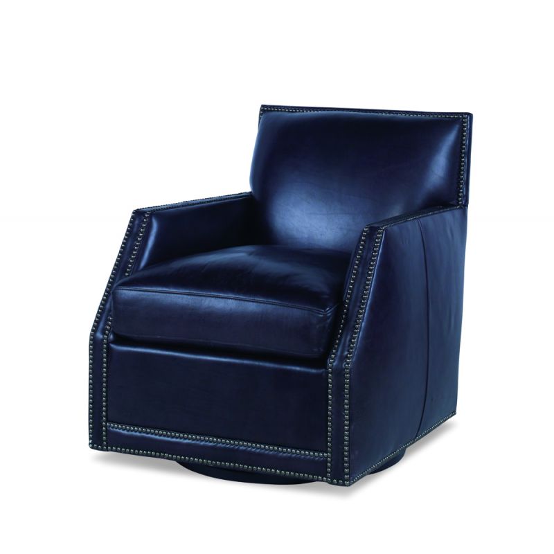 Century Furniture - Bryson Swivel Chair - PLR-12808-STEEL