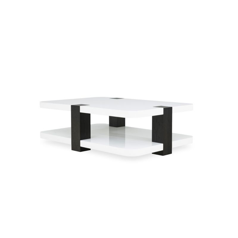 Century Furniture - Cadence White, Mocha Cocktail Table - CA3-607