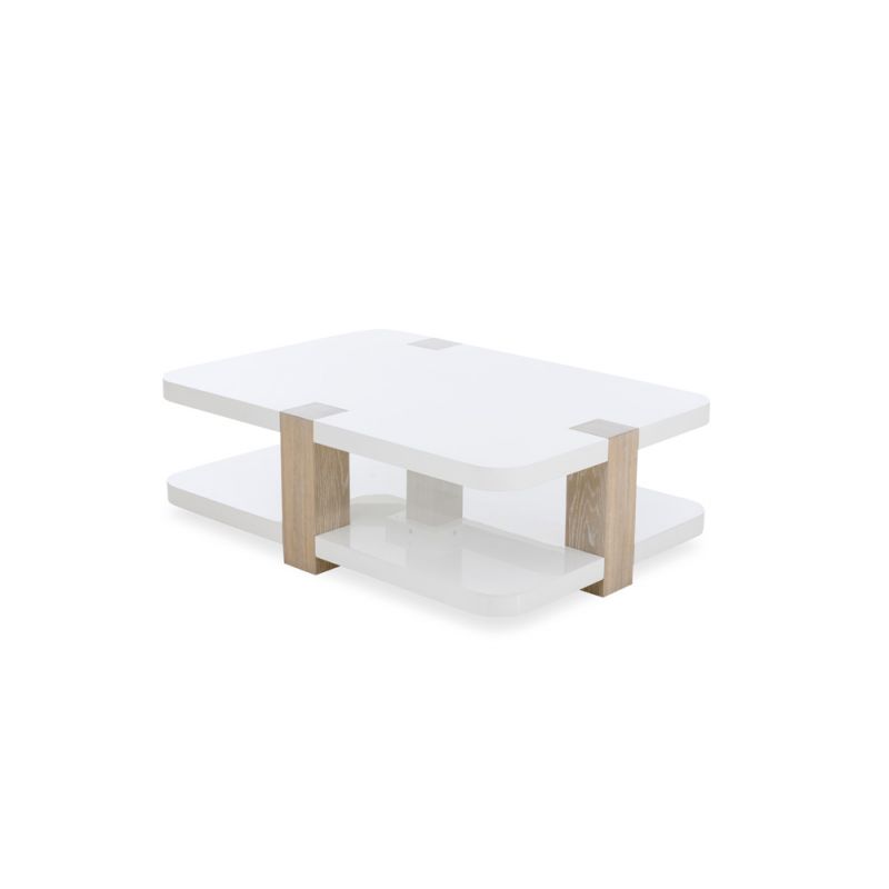 Century Furniture - Cadence White, Sand Cerused Cocktail Table - CA2-607