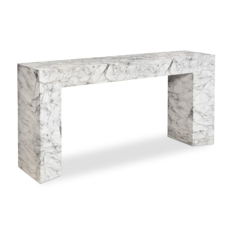 Century Furniture - Cadence White, Grey Console Table - CAA-723