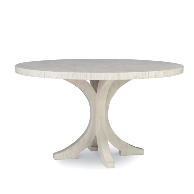 Century Furniture - Curate Peninsula Carlyle Oak Round Dining Table-Peninsula - CT1001-PN-OAK