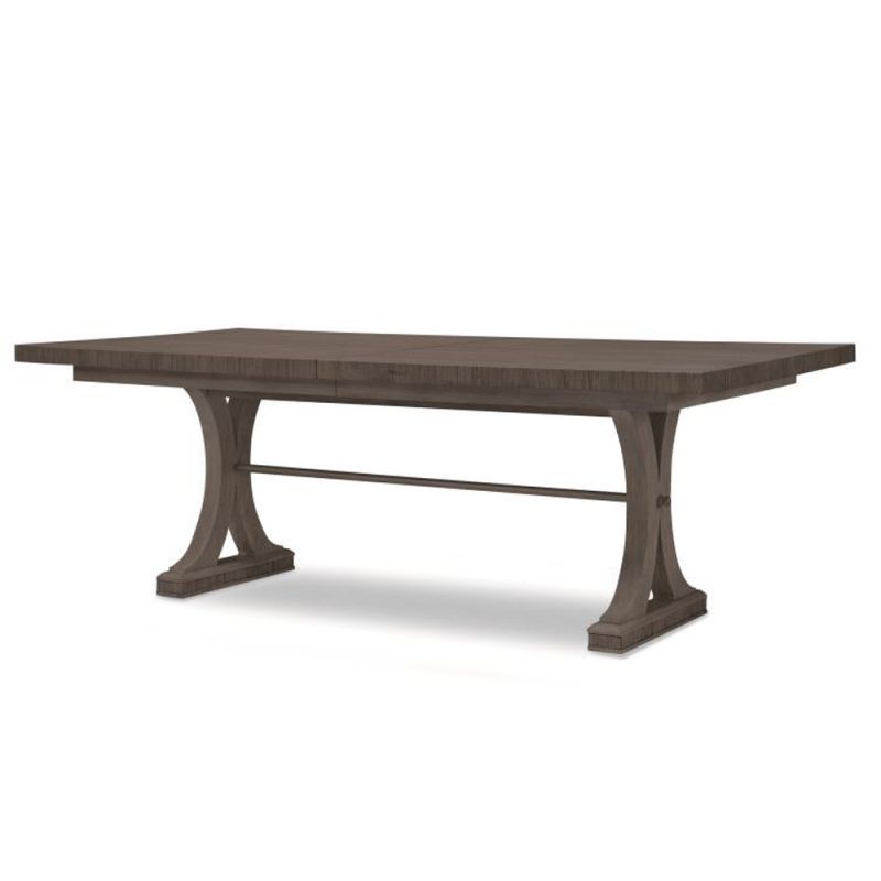 Century Furniture - Curate Mink Carlyle Rect. Oak Dining Table-Mink Grey - CT1002-MK-OAK