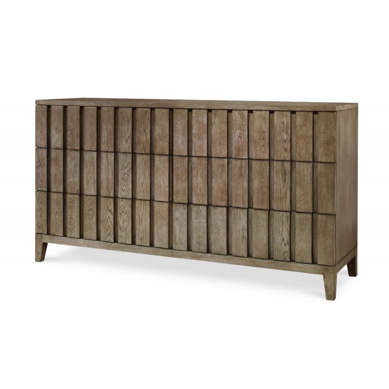 Century Furniture - Casa Bella - Louvered Dresser (Timber Grey) - C5H-205