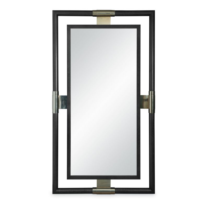 Century Furniture - Corso Black Cerused Corso Floor Mirror - C1H-831