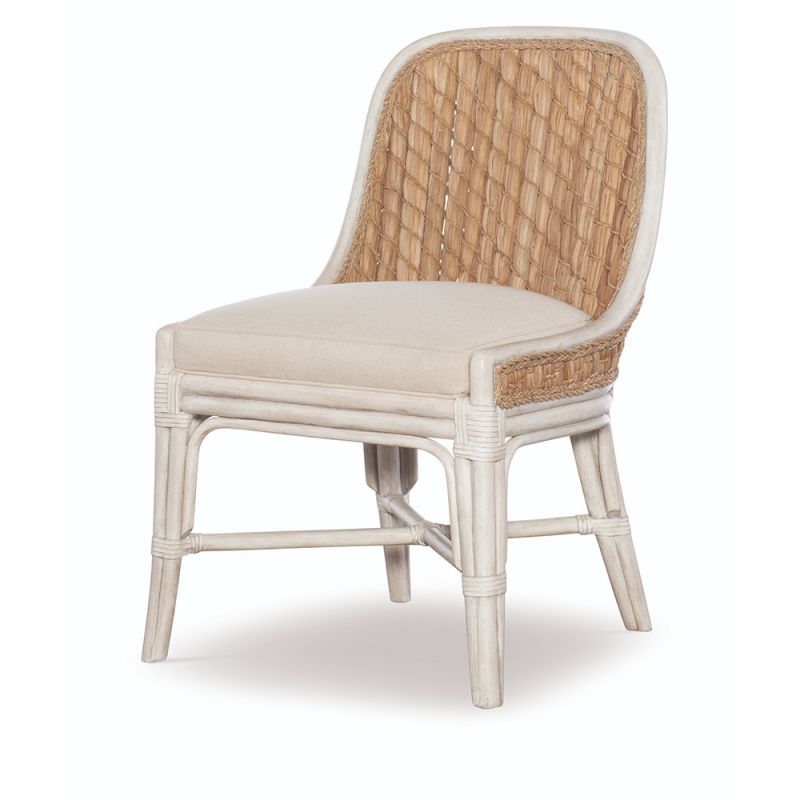 Century Furniture - Curate - Amelia Side Chair - Peninsula/Flax - CT2109S-PN-FL