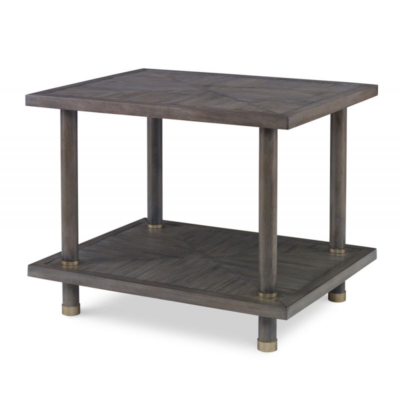 Century Furniture - Curate - Biscayne End Table-Mink - CT1005-MK