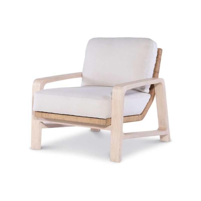 Century Furniture - Curate Light white wash, Flax Brisa Lounge Chair - CT6112