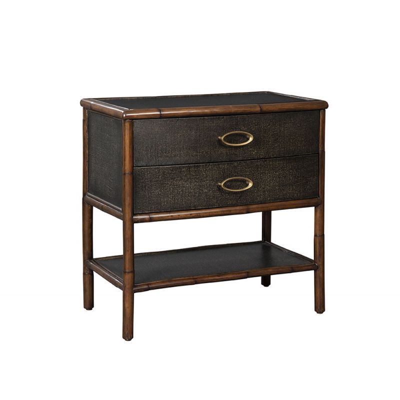 Century Furniture - Curate - Canvas Nightstand-Black - CT3006-BK