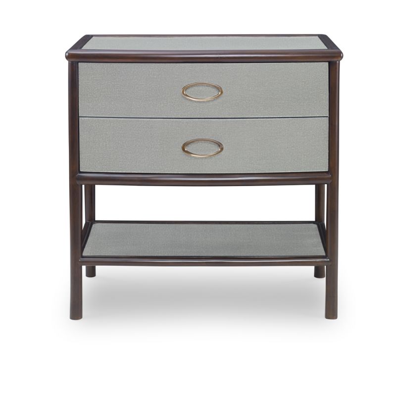 Century Furniture - Curate - Canvas Nightstand-Dove Grey - CT3006-DG