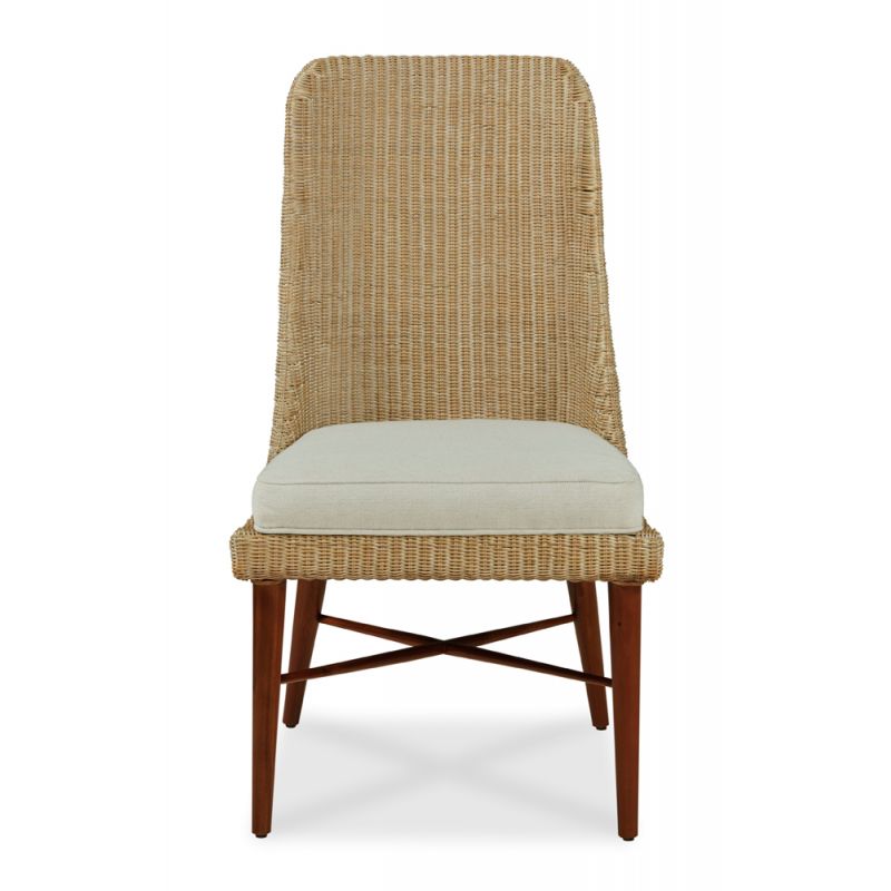 Century Furniture - Curate - Ingenue Side Chair-Flax - CT6001S-FL