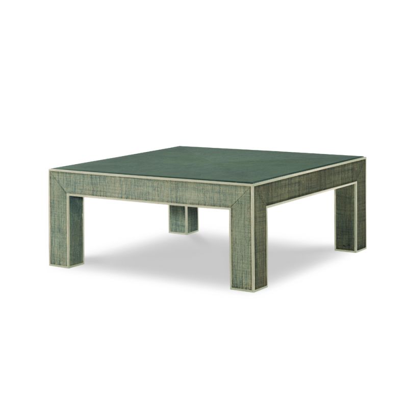 Century Furniture - Curate - Newport Square Coffee Table-Fg/Pn - CT5008-FG-PN
