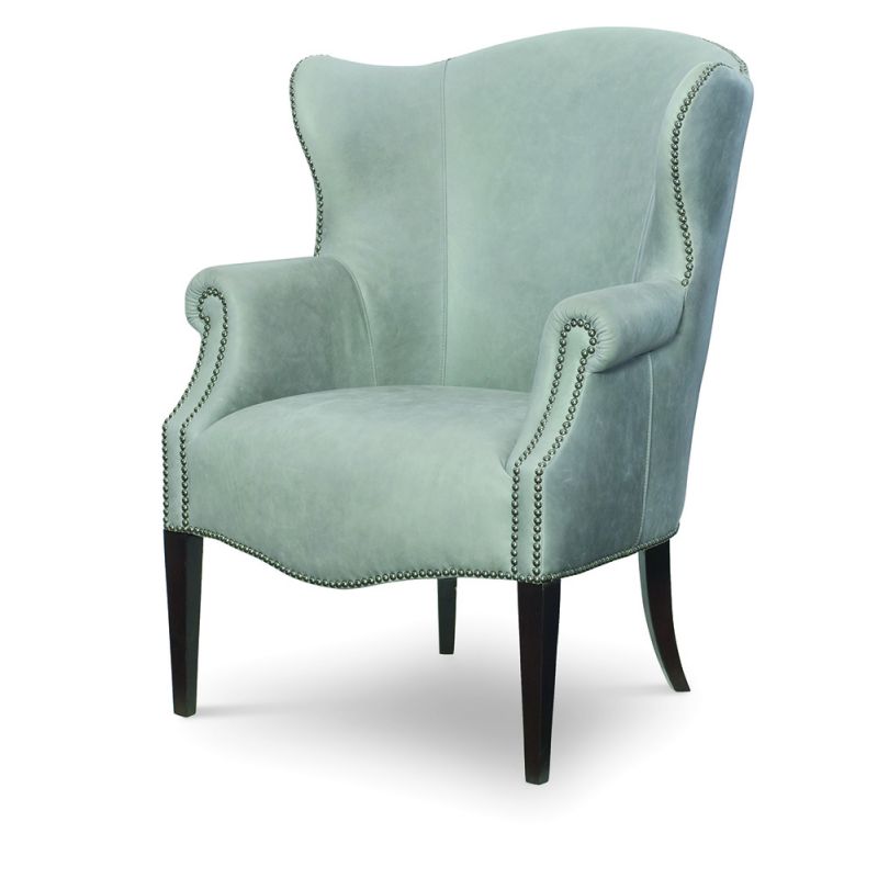 Century Furniture - Dukane Wing Chair - PLR-9606-STONE