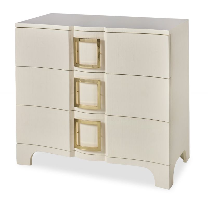 Century Furniture - Grand Tour Furniture White Callie Three Drawer Chest - SF6170