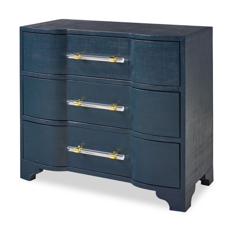 Century Furniture - Grand Tour Furniture Navy Cora Three Drawer Chest - SF6169