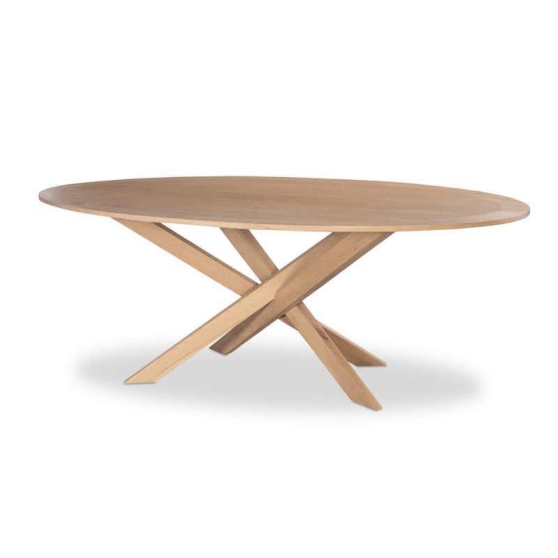 Century Furniture - Grand Tour Furniture Light Natural Oak Open Sky Oval Dining Table - SF6205