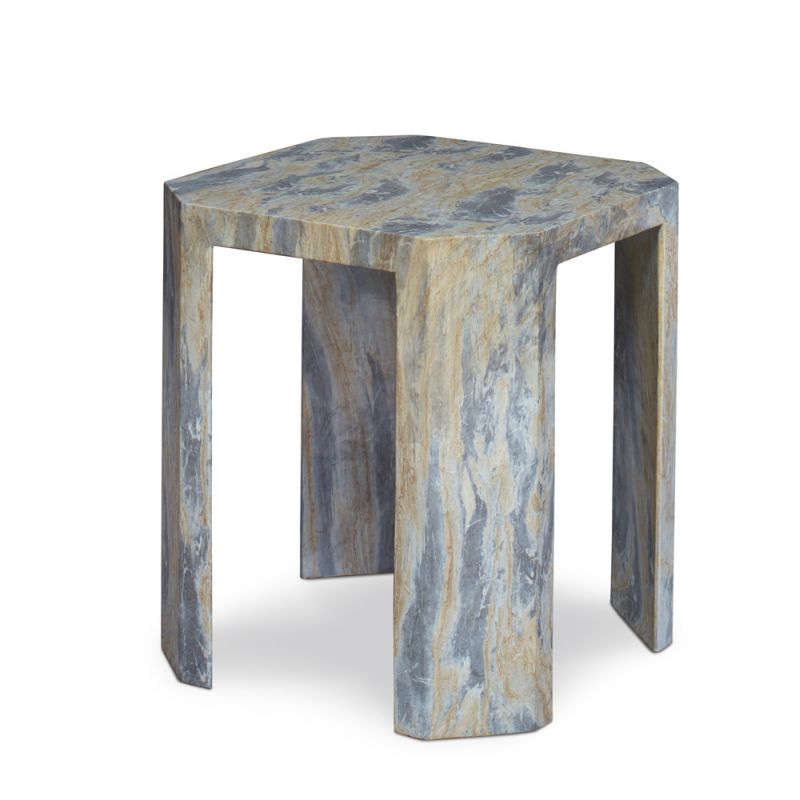 Century Furniture - Carrier and Company Outdoor Grey, Tan Gustav Spot Side Table - C7-D89-3140