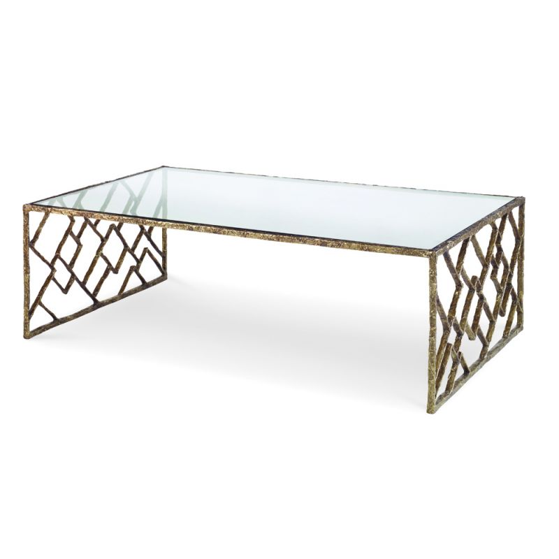 Century Furniture - Lattice Bronze Cocktail Table - SF5732