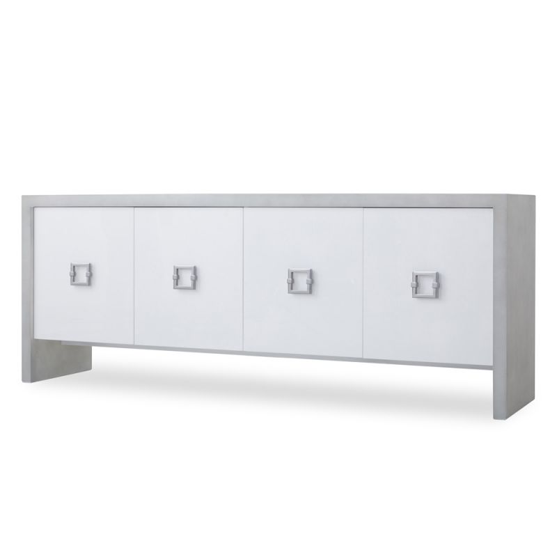 Century Furniture - Monarch Off-white, White, Satin Nickel Liza Credenza White - MN5792-W