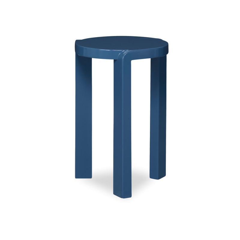 Century Furniture - Carrier and Company Outdoor Gloss Blue Margaux Outdoor Side Table - Blue - C7-D89-3149