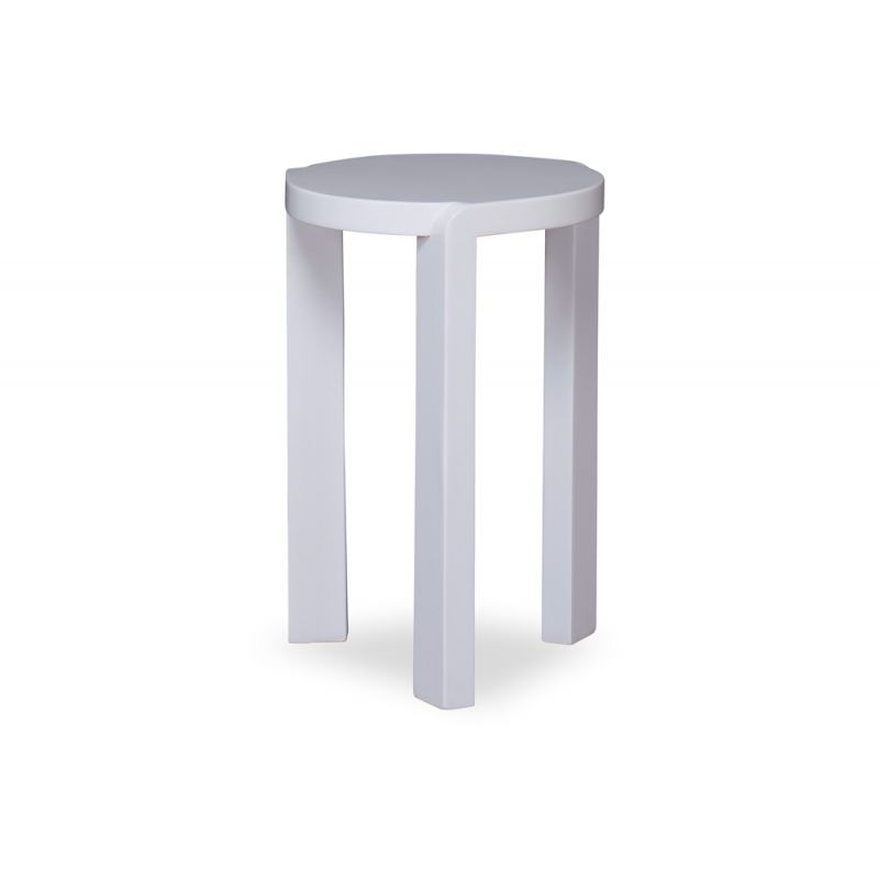 Century Furniture - Carrier and Company Outdoor Gloss White Margaux Outdoor Side Table - White - C7-D89-3143