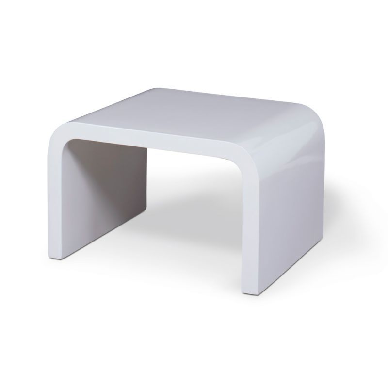 Century Furniture - Carrier and Company Outdoor Gloss White Mark Outdoor Small Cocktail Table - C7-D89-3148