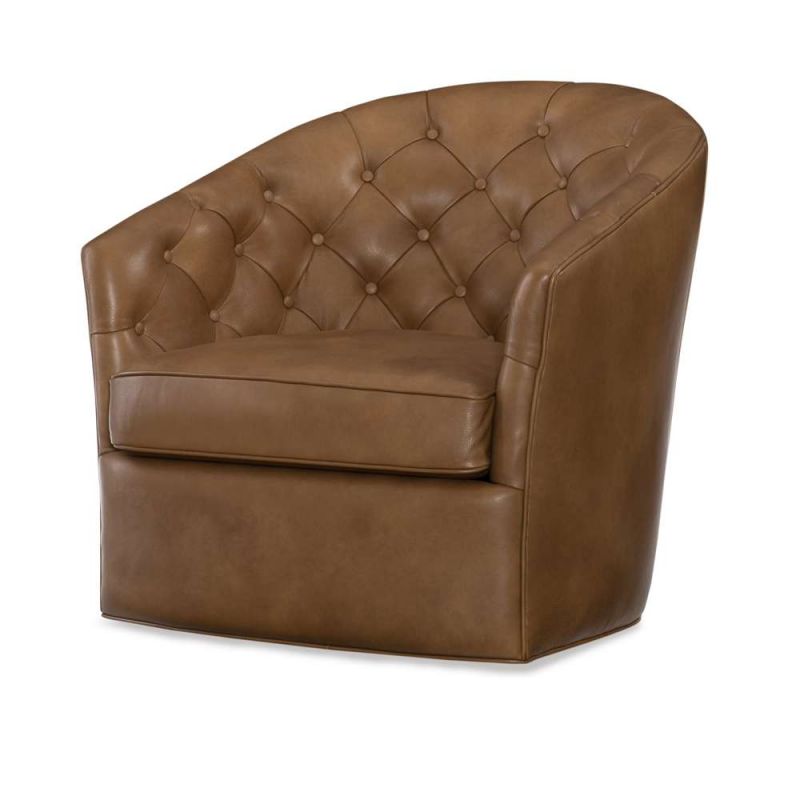 Century Furniture - Seaworth Swivel Chair - PLR-14108-WHEAT