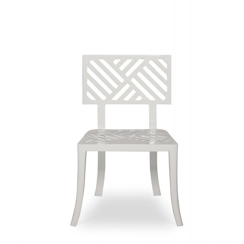 Century Furniture - Carrier and Company Outdoor Cloud White Sloan Outdoor Dining Side Chair - C7-D79-4008