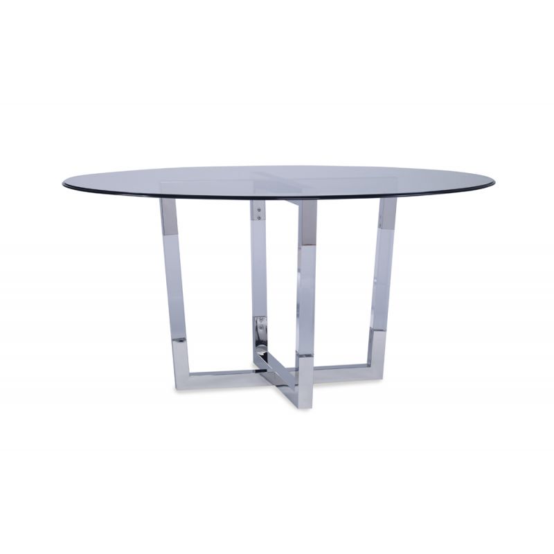 Century Furniture - Stainless/Acrylic Base - With Glass Top 48