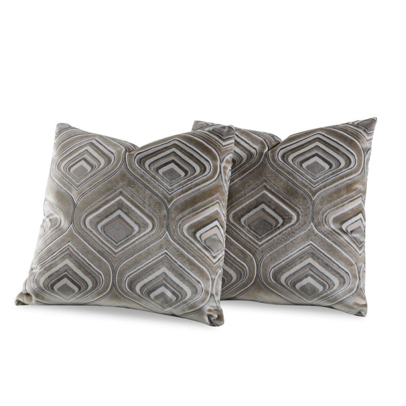 Century Furniture - Throw Pillows Multi-Grey Stocked Pillow Set (2 - 22X22)(90253L95) - TP2222-V4