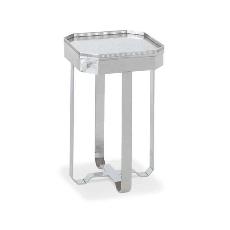 Century Furniture - Thomas O'Brien Polished Nickel Truly Gallery Tray Side Table - AEA-674