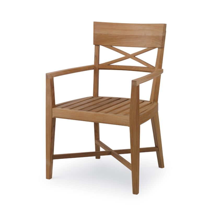 Century Furniture - West Bay - Teak Dining Arm Chair - D43-52