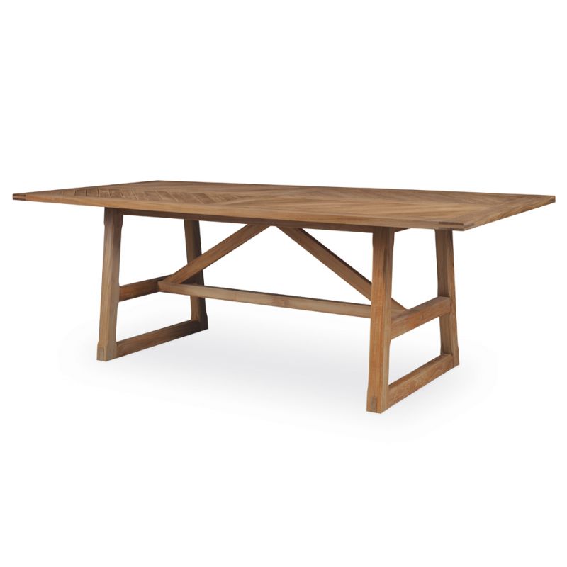 Century Furniture - West Bay - Teak Rectangular Dining Table - D43-95