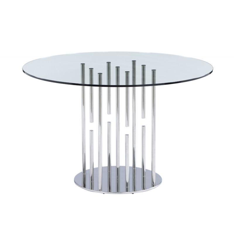 Chintaly - Contemporary Floating Pedestal Dining Table - 1158-DT