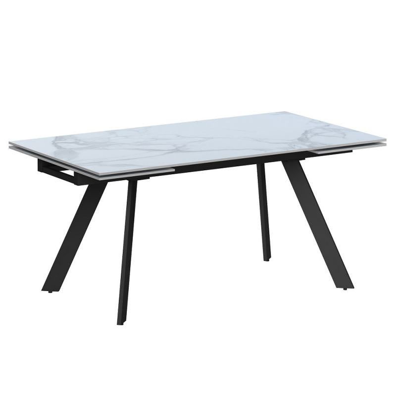 Chintaly - Alexandra - Extendable Dining Table w/ Steel Four-legged Base - ALEXANDRA-DT