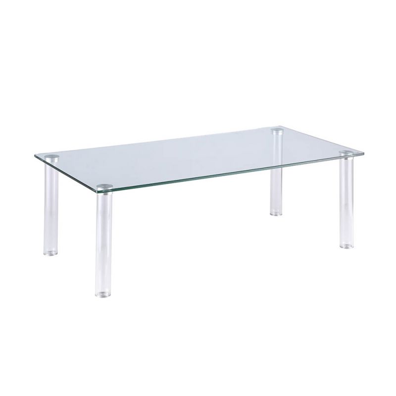 Chintaly - Contemporary All Glass Cocktail Table - 8713-CT