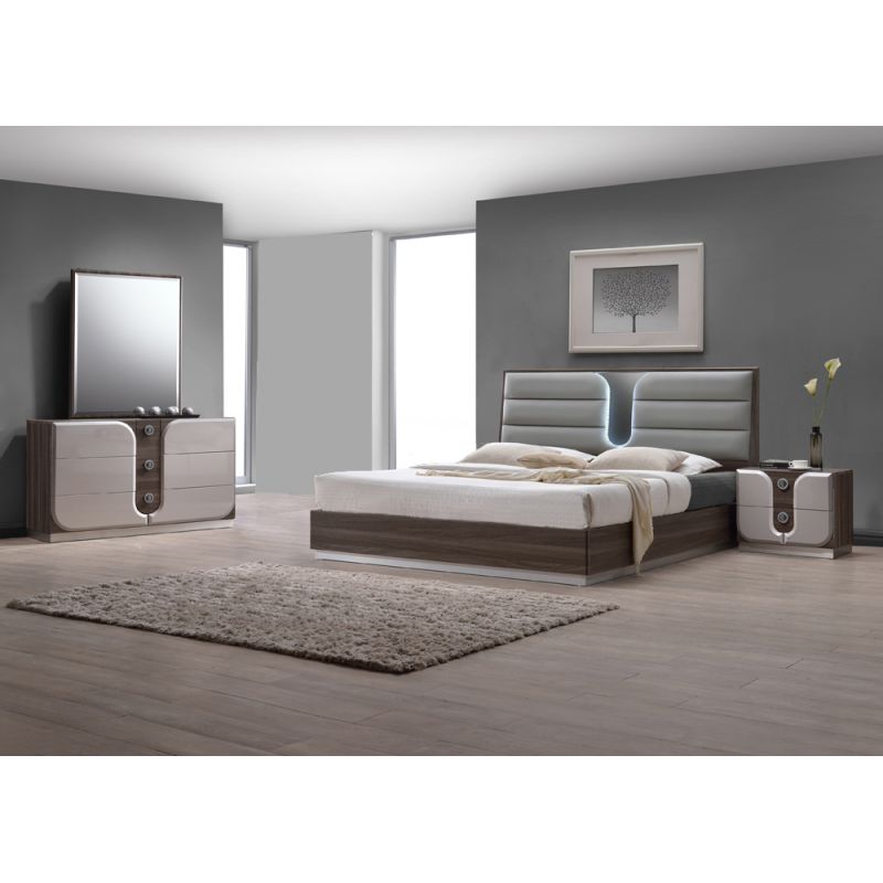 Chintaly - London 4 Piece King Bedroom Set - LONDON-KING-4-PC
