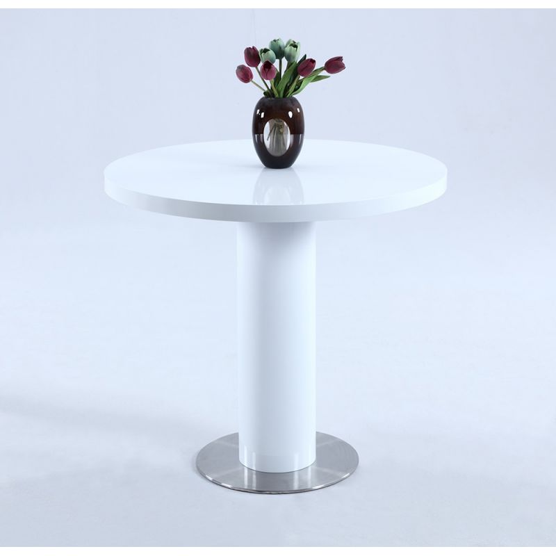 Chintaly - Murray Counter Table in Gloss White - MURRAY-CNT
