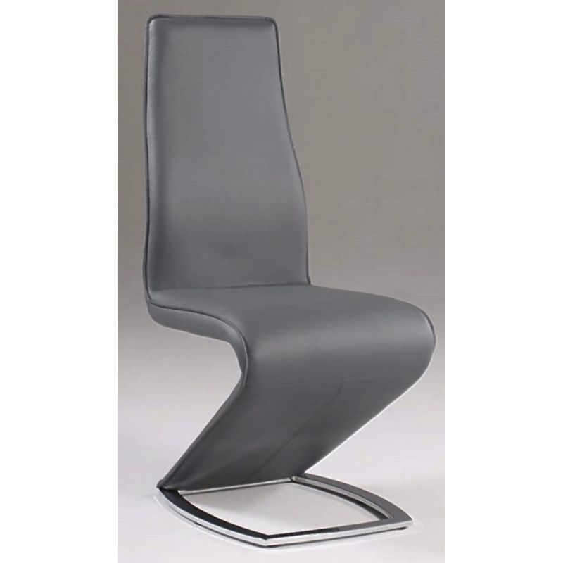 Chintaly - Tara Z Style Side Chair Grey - (Set of 2) - TARA-SC-GRY