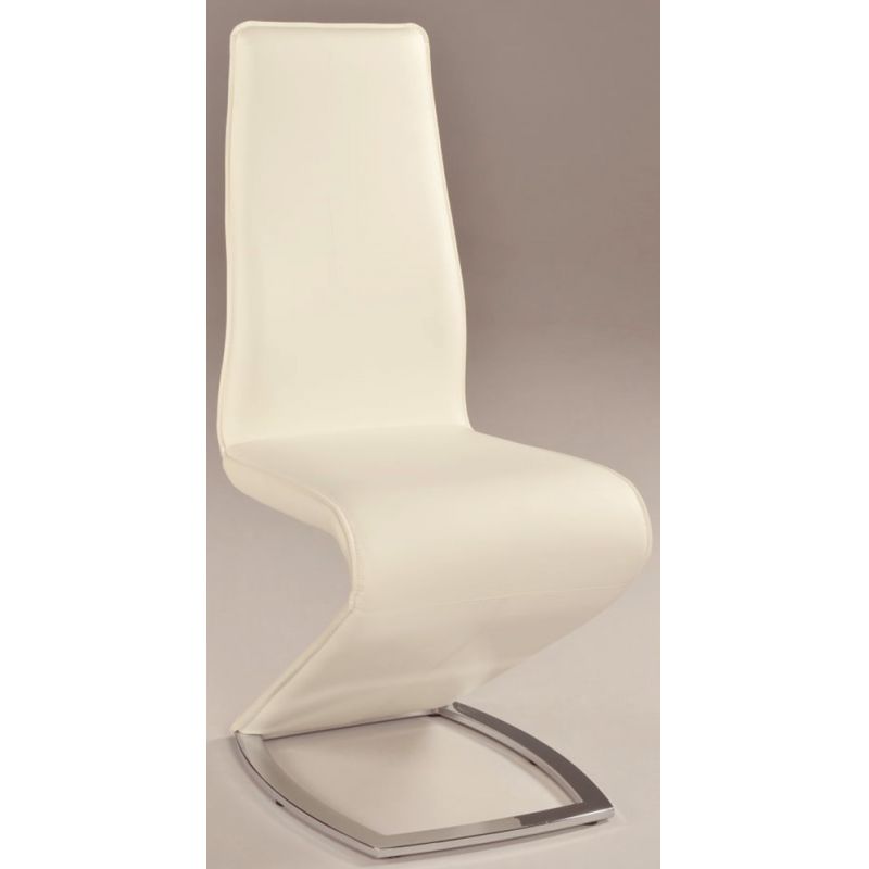 Chintaly - Tara Z Style Side Chair White - (Set of 2) - TARA-SC-WHT