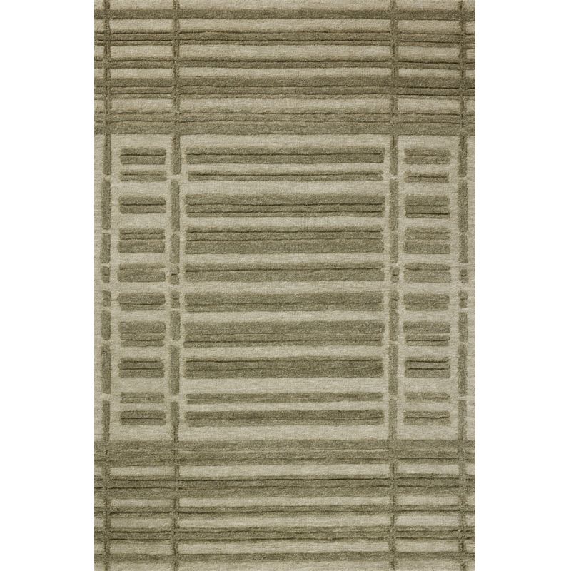 Chris Loves Julia x Loloi - Bradley Sage / Olive 3' x 7' Runner Rug - BRAYBRL-07SGOL3070