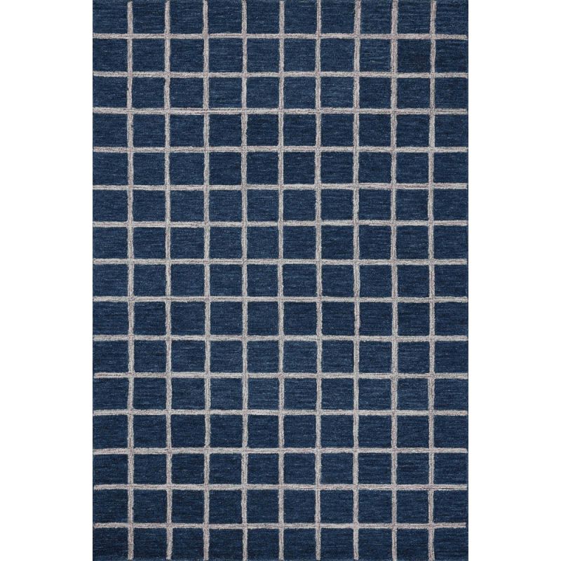 Chris Loves Julia x Loloi - Polly Navy / Silver 2'-6