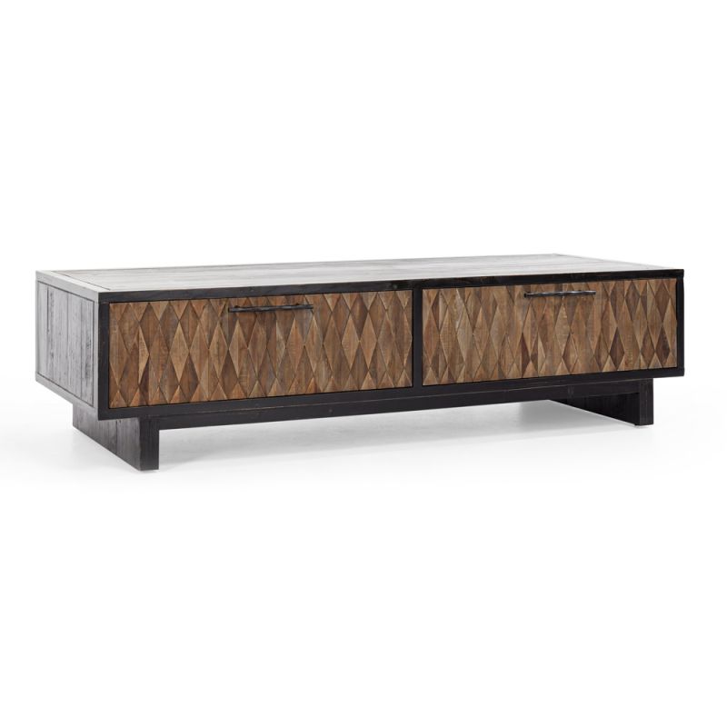 Classic Home - Anton 4Dwr Coffee Table  Black/Natural - 51005289