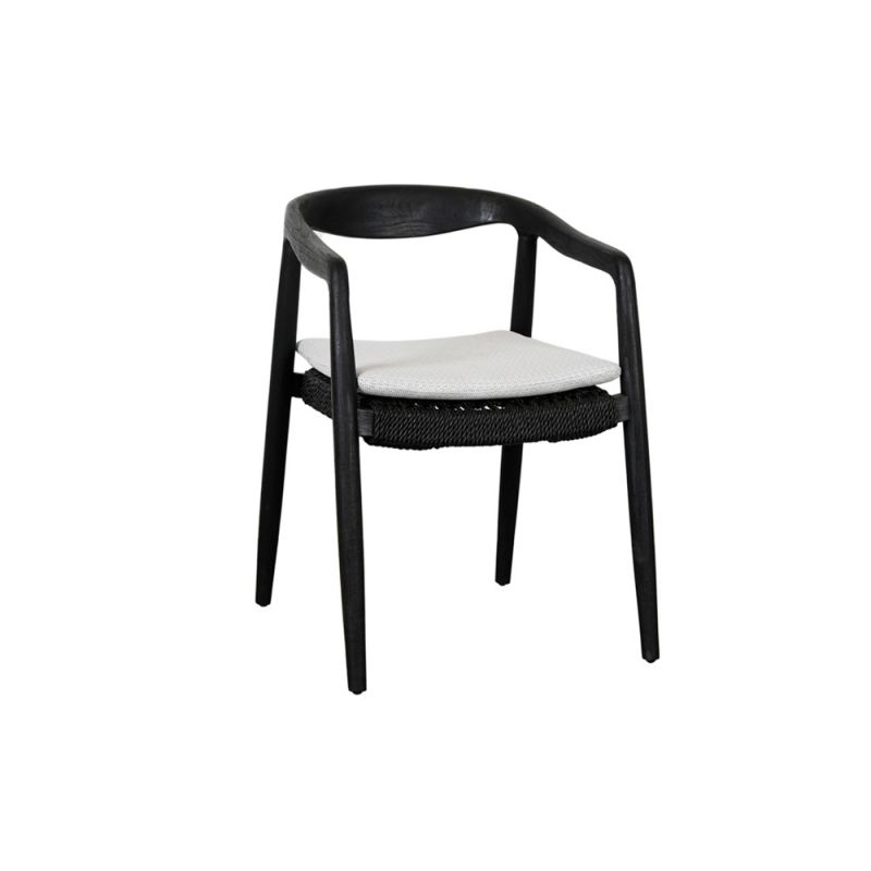 Classic Home - Aria Outdoor Dining Chair Black - 53051447