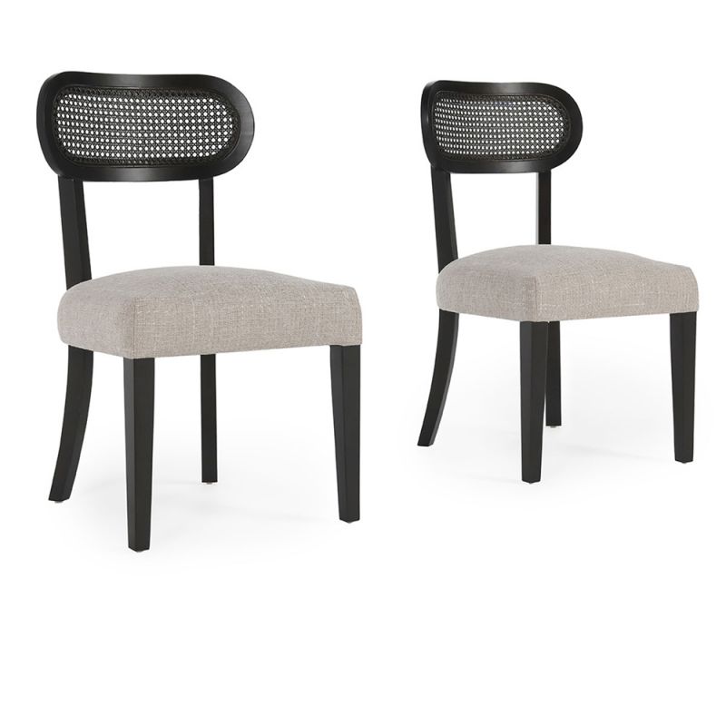 Classic Home - Bella Dining Chair Oatmeal (Set of 2) - 53005334