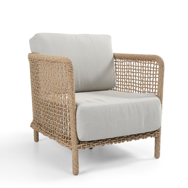 Classic Home - Brisbane Outdoor Accent Chair Natural - 53051491