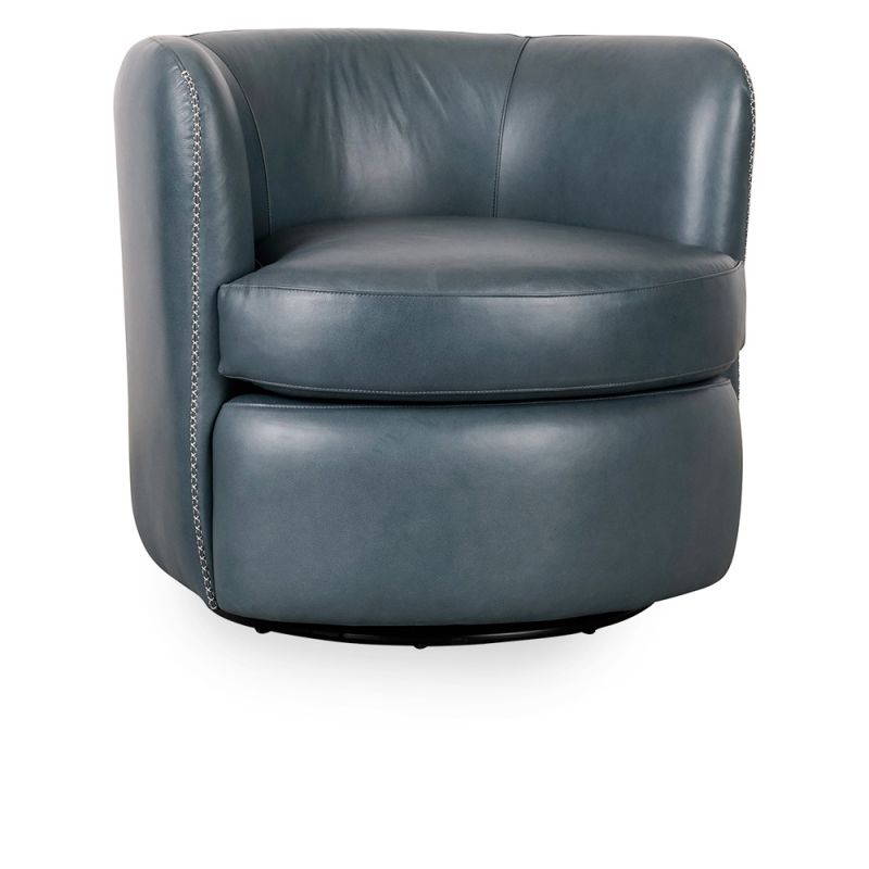 Classic Home - Bronson Swivel Accent Chair Blue MX - 53007584