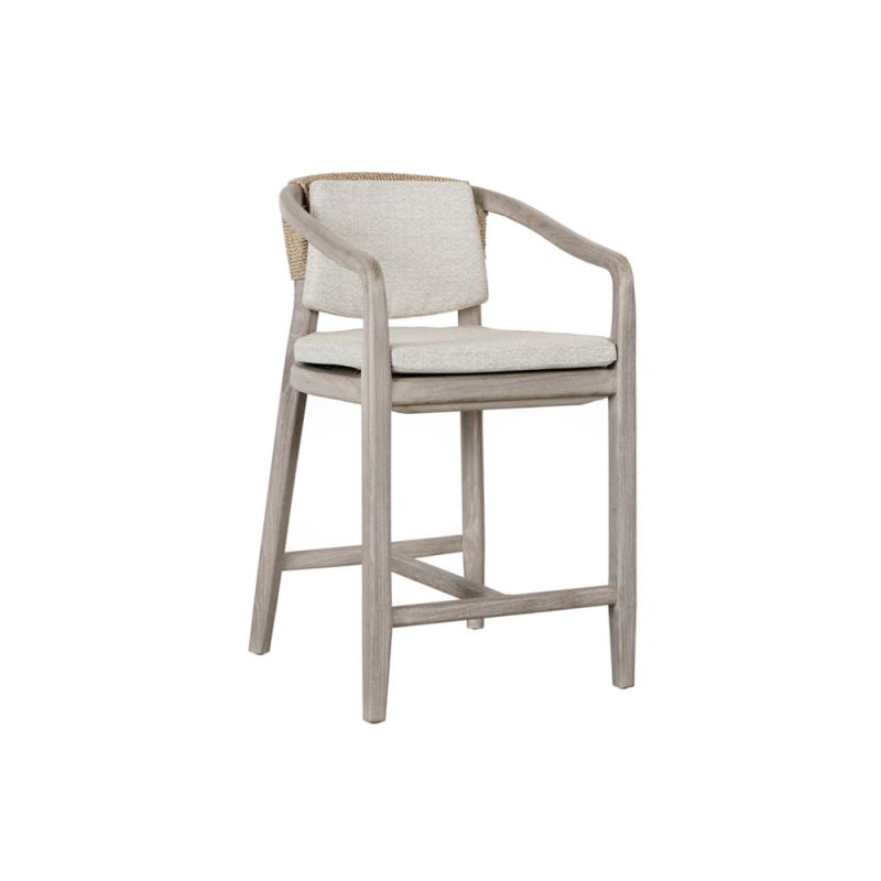 Classic Home - Dawn Outdoor Counter Stool Gray - 53051450