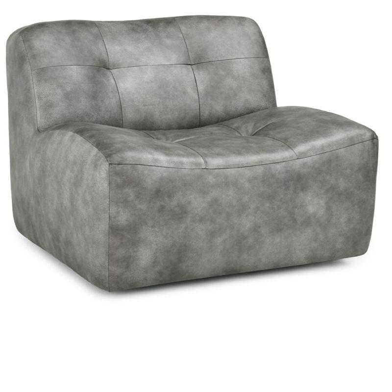 Classic Home - Gabriel Swivel Accent Chair Gray MX - 53007570